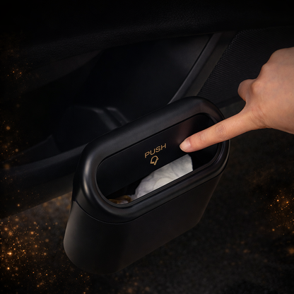 Lixeira Automotiva com Tampa Compacta Universal para Carro – Royal Kar