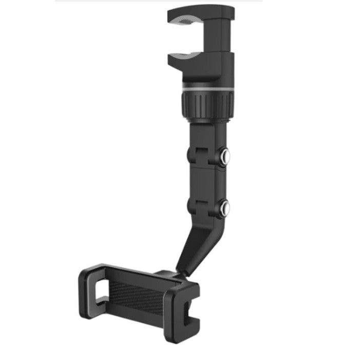 Suporte de Celular para Retrovisor 360° Ajustável Universal – Direção Segura e Prática – Royal Kar
