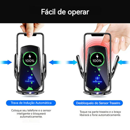 Suporte Veicular com Carregamento Sem Fio por Indução Universal – Royal Kar