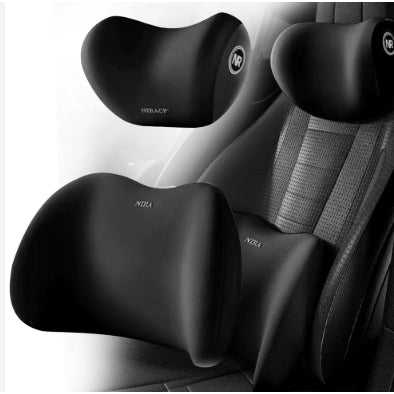 Kit Almofada Ortopédica de Cabeça e Lombar em Espuma de Memória para Carro – Royal Kar