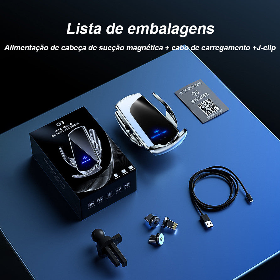 Suporte Veicular com Carregamento Sem Fio por Indução Universal – Royal Kar